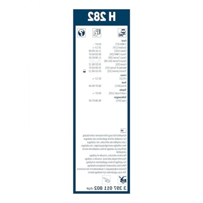 280 mm Uzunluğunda Arka Cam Sileceği