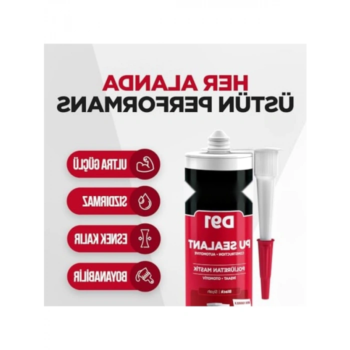 280ml Siyah PU Mastik Kartuş