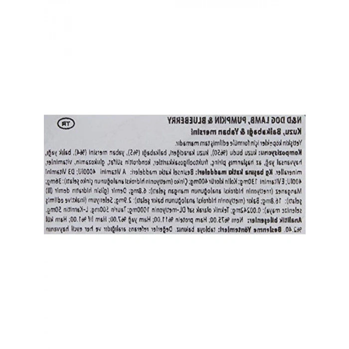285 gr Kuzu & Yaban Mersini Konserve Köpek Maması