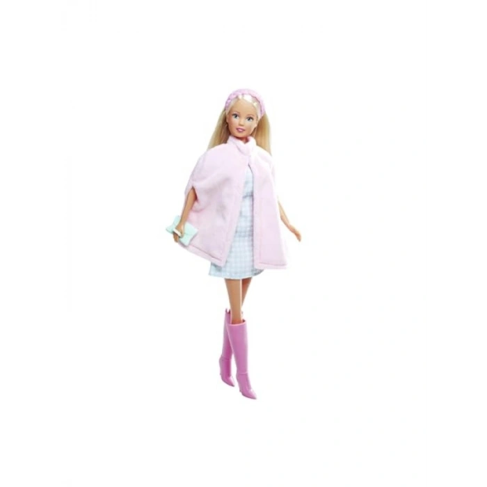 29 cm Boyutunda Moda İkonu Bebek, Elbise ve Pelerin Seti