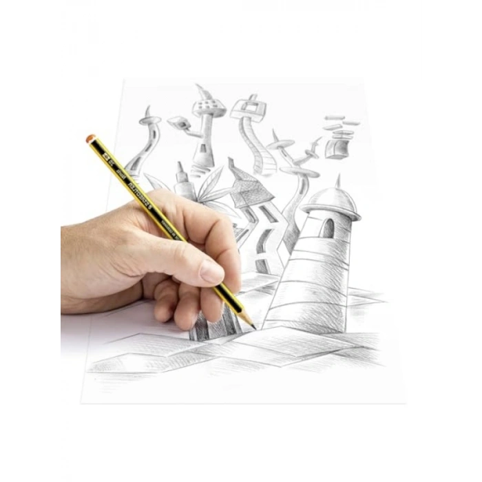 2B Derece Kurşunkalem Seti (5 Adet) ve Kopya Kalemi