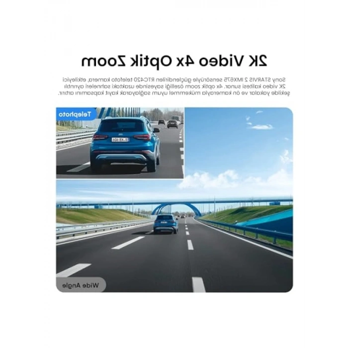 2K Telefoto Kamera - Sony STARVIS 2 Sensör ile Gece Görüş Özelliği