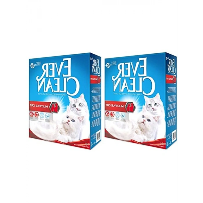 2x10 Lt Çok Kedili Topaklanan Kedi Kumu