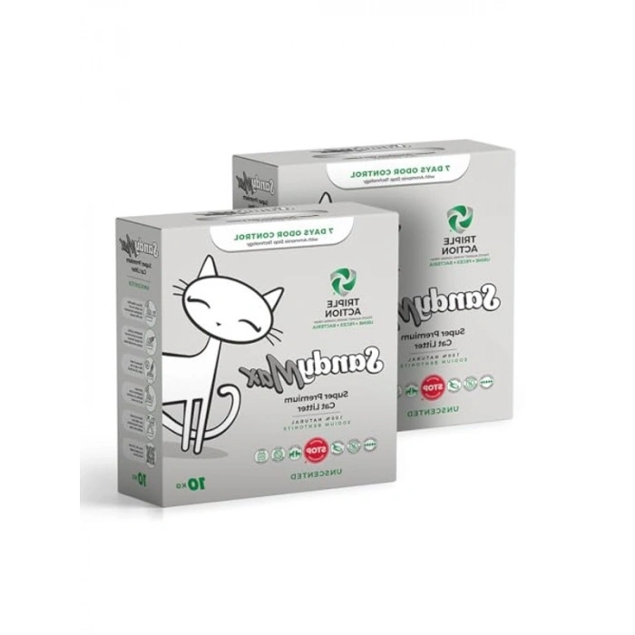 2x10kg SandyMax Triple Action Kedi Kumu