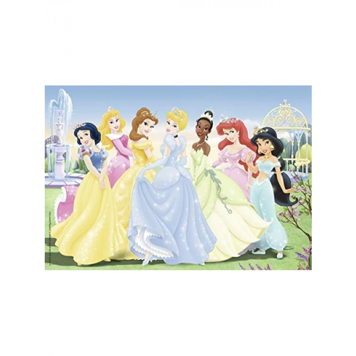 2x24 Parça Renkli Prenses Temalı Puzzle Seti