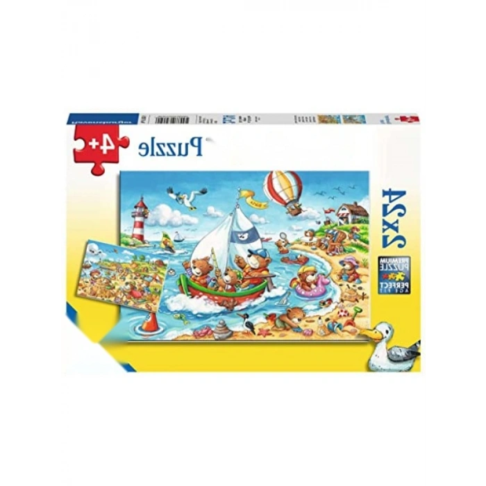 2x24 Parça Seaside Tatil Temalı Yapboz Seti