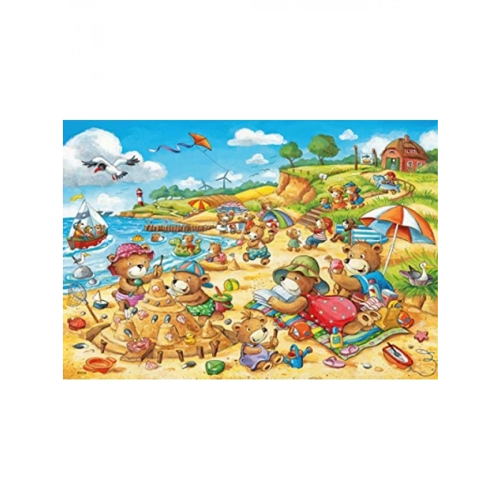 2x24 Parça Seaside Tatil Temalı Yapboz Seti