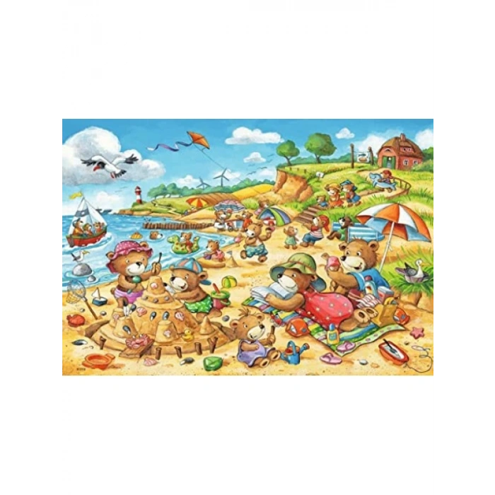 2x24 Parça Seaside Tatil Temalı Yapboz Seti