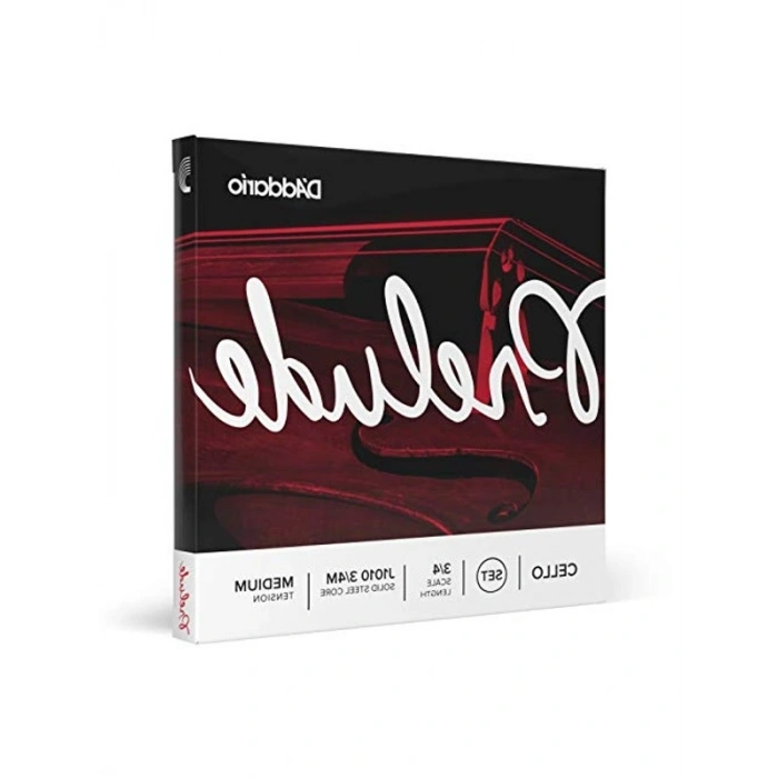 3/4 boyutunda cello tel seti, karbon çelik ve nikel yapım