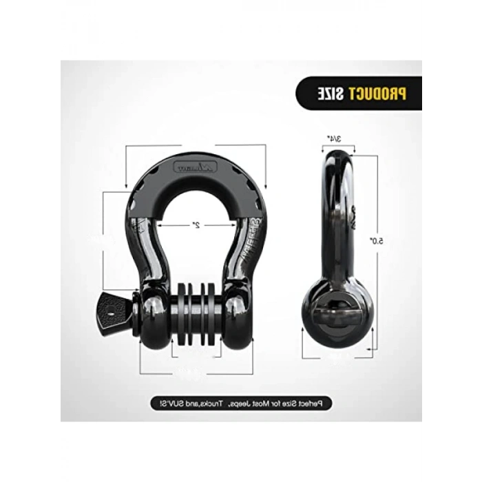 3/4 D-Ring Kelepçe - 4.75 Ton Kapasiteli