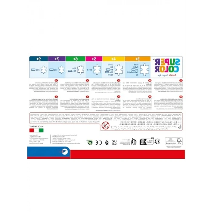 3 Adet 48 Parça Puzzle - Eğlenceli Oyun Seti
