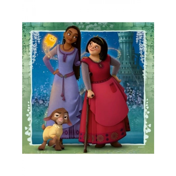 3 Adet 49 Parça Renkli Puzzle Seti