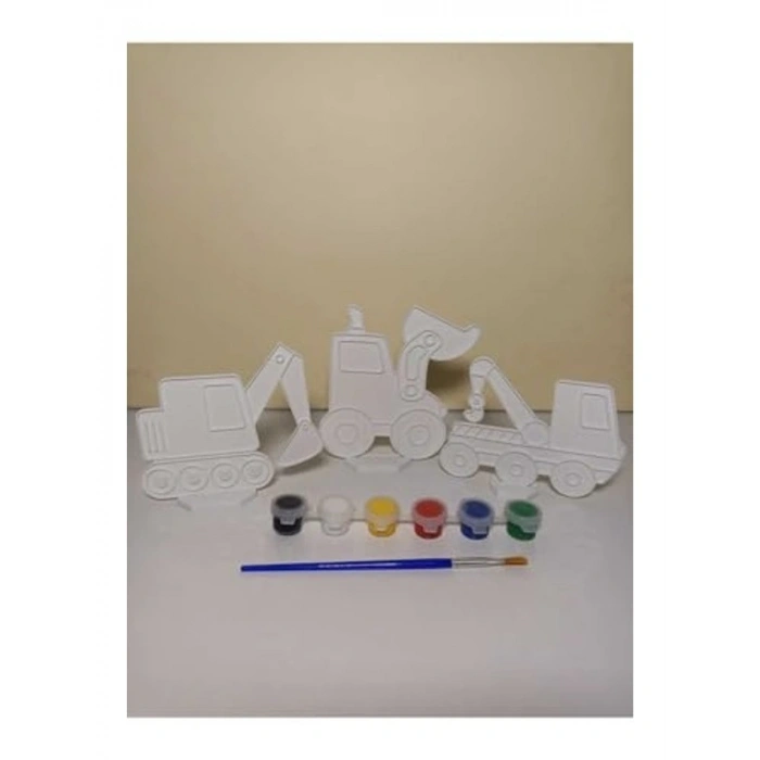 3 Adet 9-12 cm Boyutunda Boyama Etkinliği için Plastik Kalem Seti