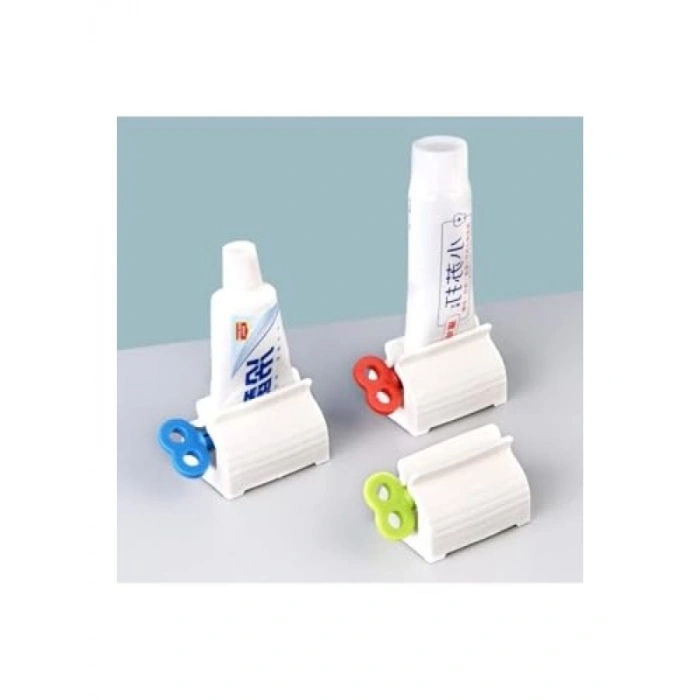 3 Adet Aile Boyu Diş Macunu Krem Paket Sıkma Aparatı