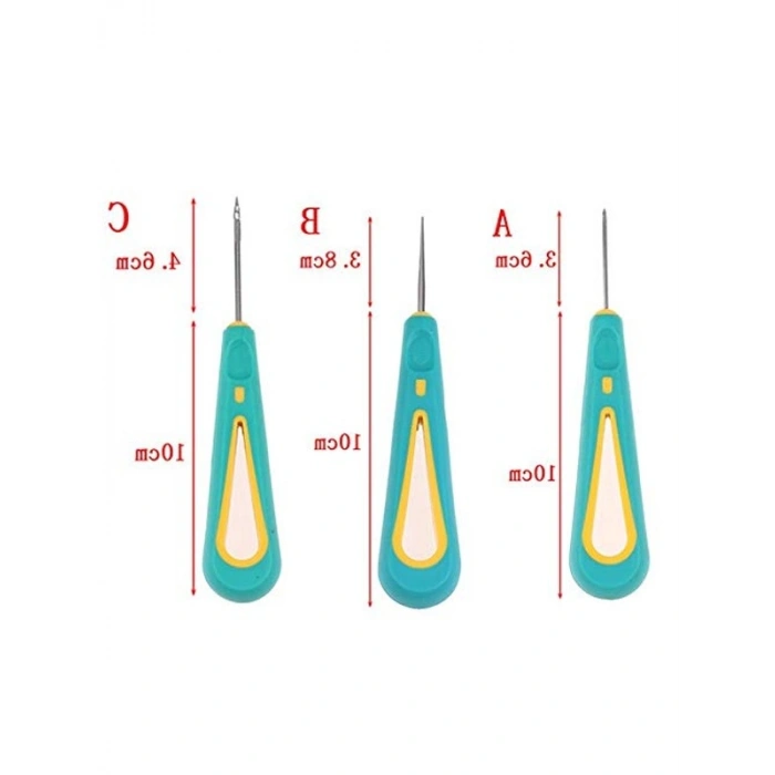 3 Adet Kumaş Deri Delme ve Dikiş Seti