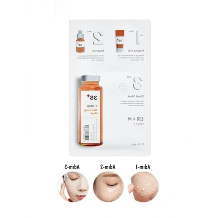 3 Aşamalı Aydınlatıcı Maske - Cilt Tonunu Dengeleyici