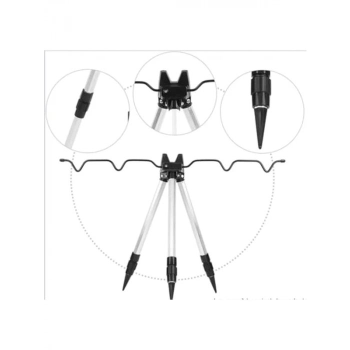 Ayarlanabilir Alüminyum 3 Ayaklı Kaş Dayama Tripod