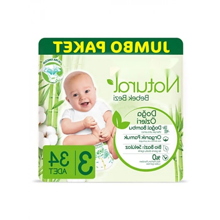 3 Beden Midi Bebek Bezi - 34 Adet