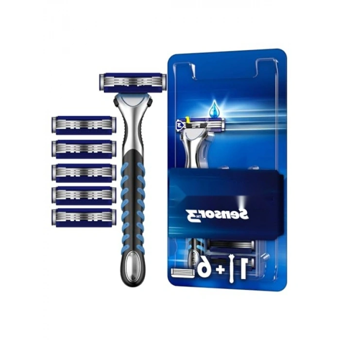 3 Bıçaklı Ergonomik Tıraş Makinesi Plus