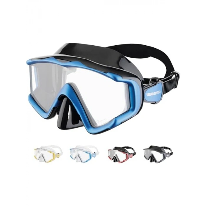 3 Camlı Dalış Maskesi - Kesintisiz Görüntü