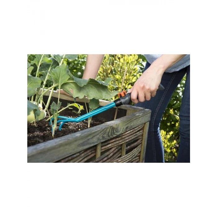 3 Çinko Bahçe Pençesi, 7 cm Çalışma Genişliği ile Ergonomik Sap