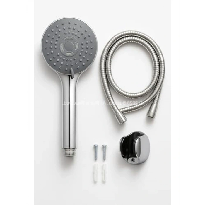 3 Fonksiyonlu Krom Duş Başlığı Seti