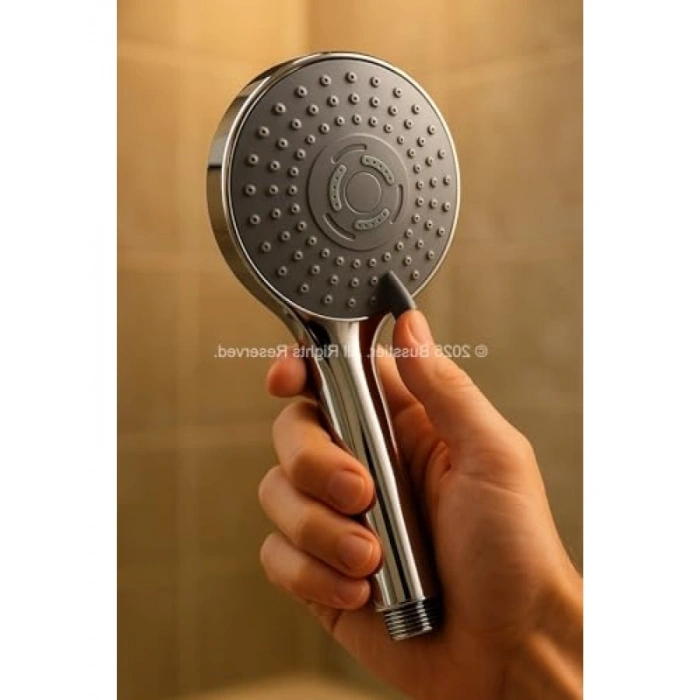 3 Fonksiyonlu Krom Duş Başlığı Seti