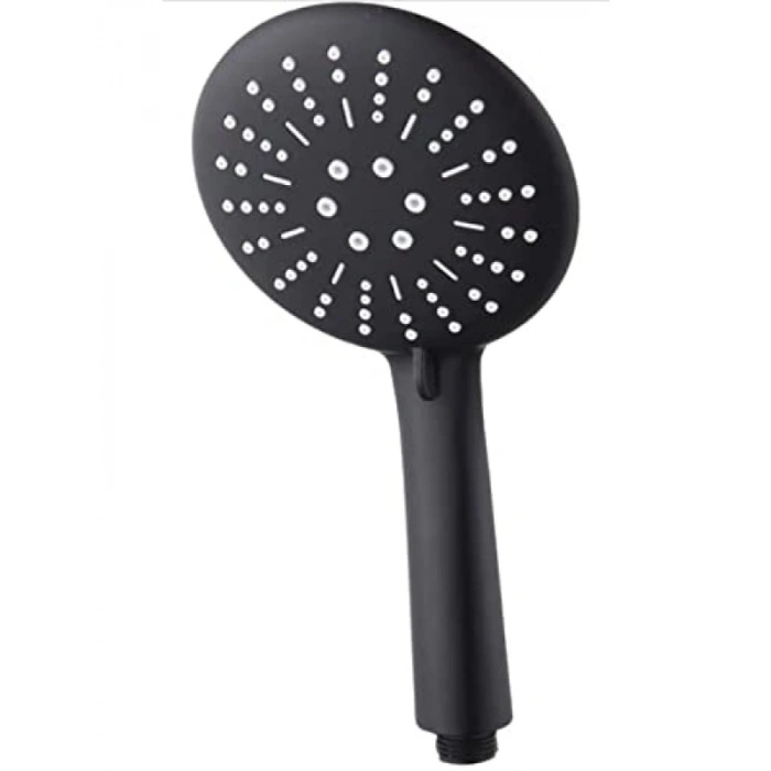 3 Fonksiyonlu Mat Siyah Yüksek Basınçlı El Duşu