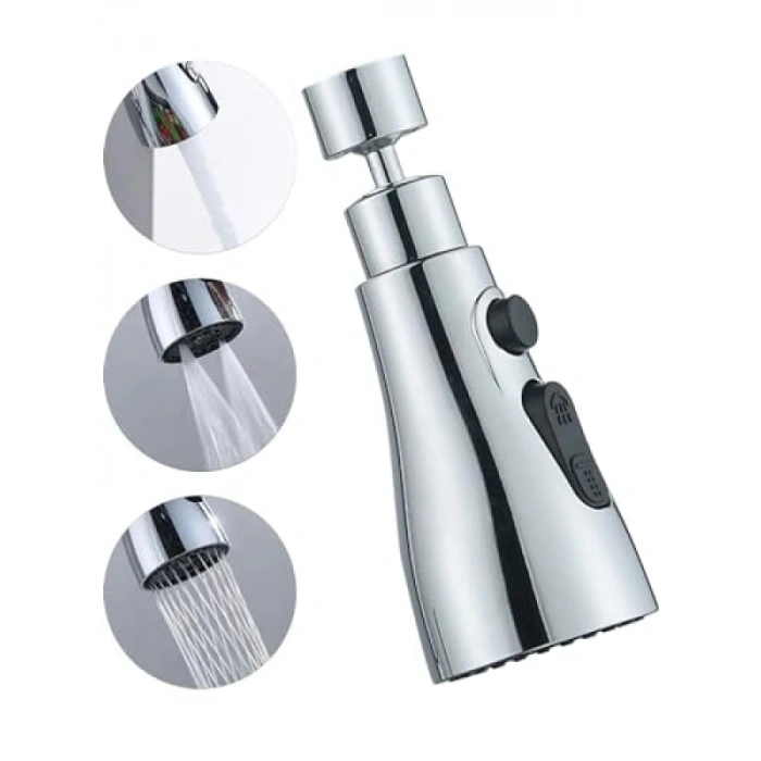 3 Fonksiyonlu Su Tasarruflu Mutfak Lavabo Başlığı