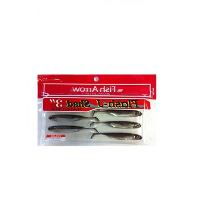 3 İnçlik 7 Adet Olta Yem Paketi, Wakasaki/Silver Renk