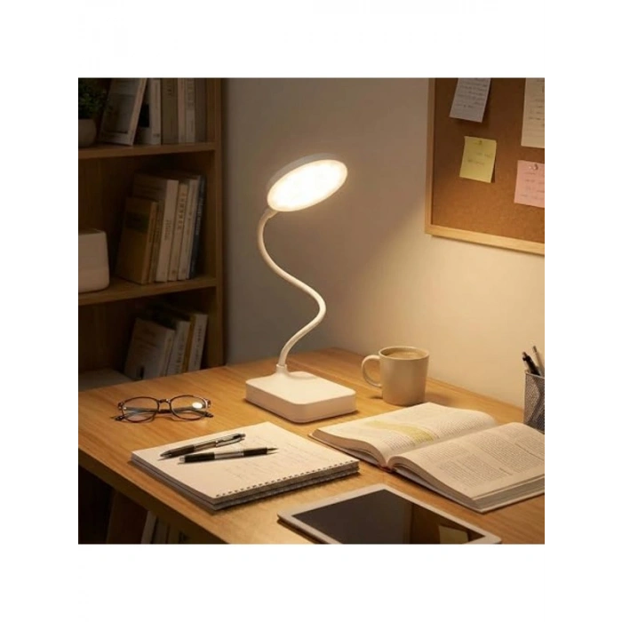 3 Kademe Parlaklık Ayarlı LED Masa Lambası - Çocuk ve Çalışma İçin