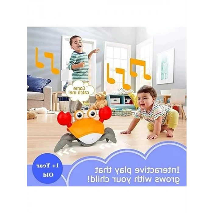 3 Kademeli Müzikli Sensörlü Yengeç Oyuncağı