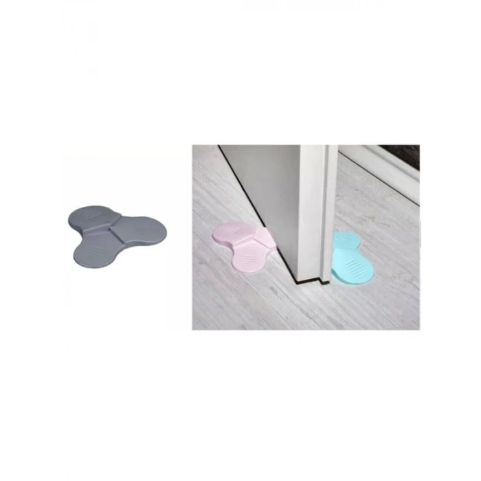 3 Kademeli Silikon Kapı Stoperi 4lü Set
