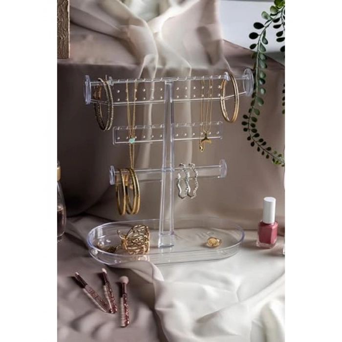 3 Katlı Takı Düzenleyici Organizer - Modern Tasarım, Dayanıklı