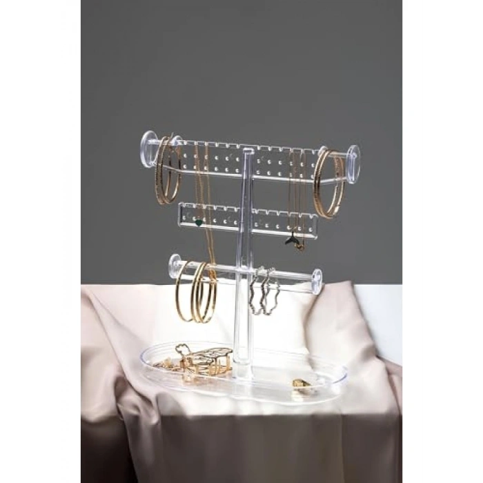 3 Katlı Takı Düzenleyici Organizer - Modern Tasarım, Dayanıklı