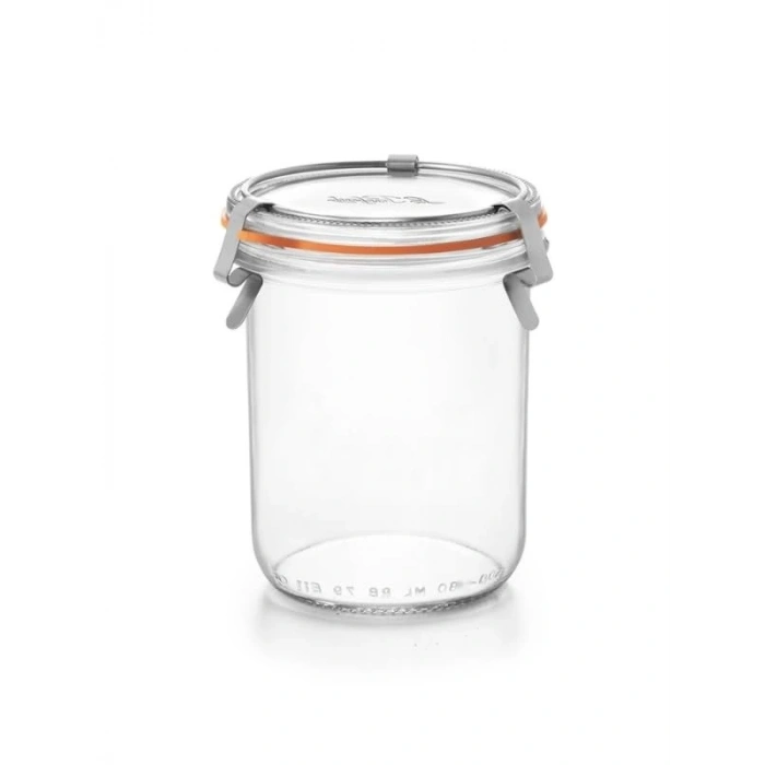 3 Klipsli Cam Kavanoz Seti - 580 ml (2 Adet)