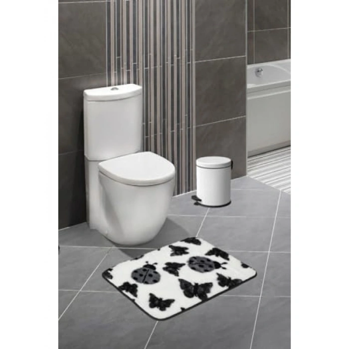 3 LT Kapasiteli Beyaz Pedallı Çöp Kovası