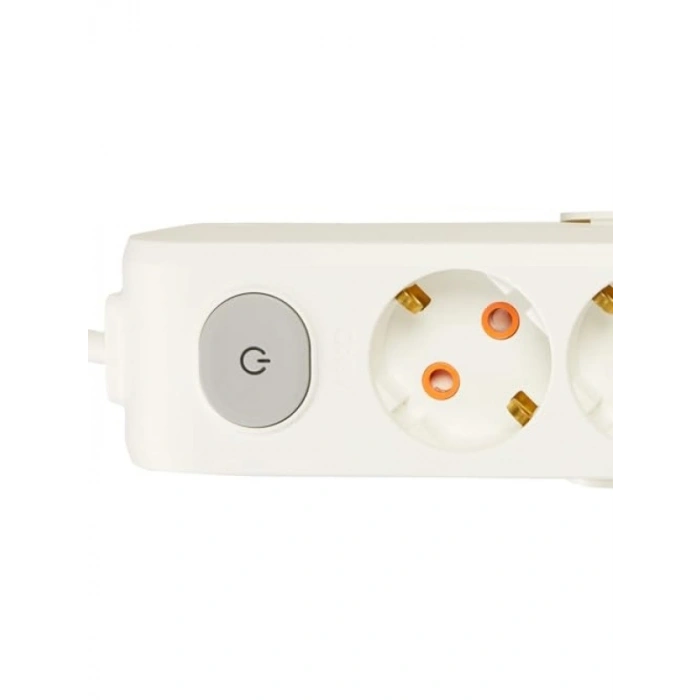 3lü Anahtar-Topraklı Kablolu Priz Seti