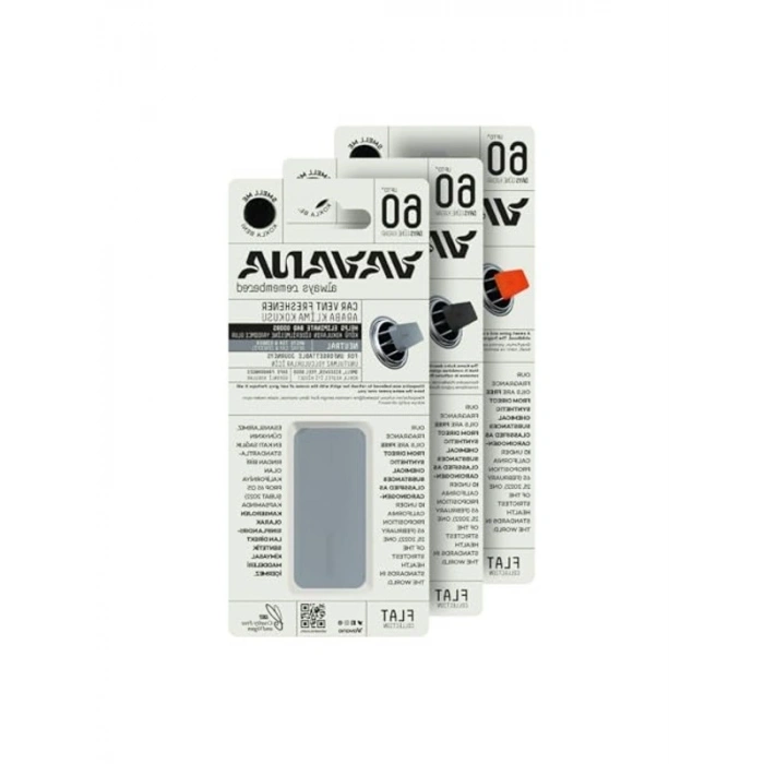 3lü Araç Kokusu Seti, 60 Gün Etkili Flat Oto Kokusu