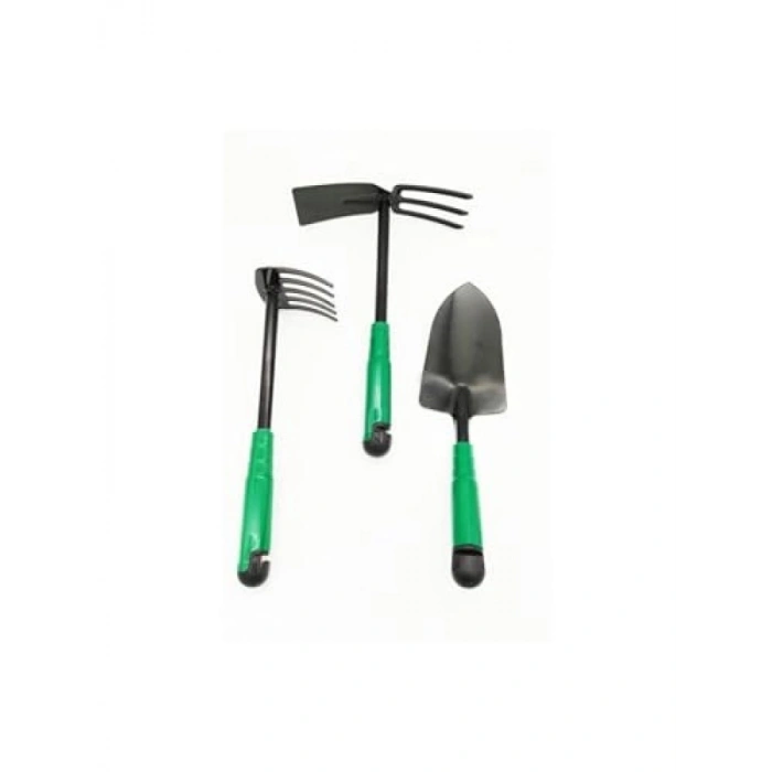3lü Bahçe Seti - Kürek, Tırmık ve Çapak
