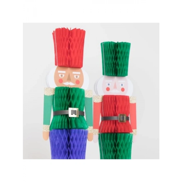 3lü Balon Dekor Seti - Honeycomb Nutcracker Teması