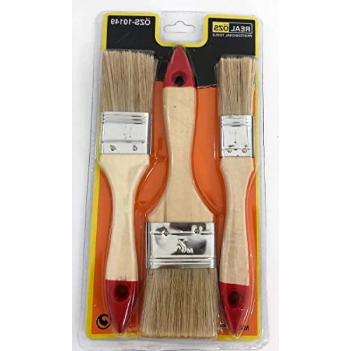 3lü Boya Fırça Seti - Kestirme Fırçalar