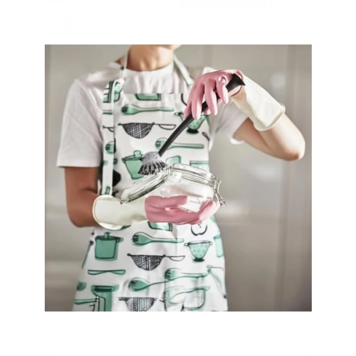 3lü Bulaşık Fırçası Seti - Koyu Gri