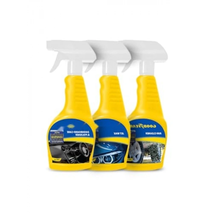 3lü Cila Bakım Seti - Tüm Araçlar İçin