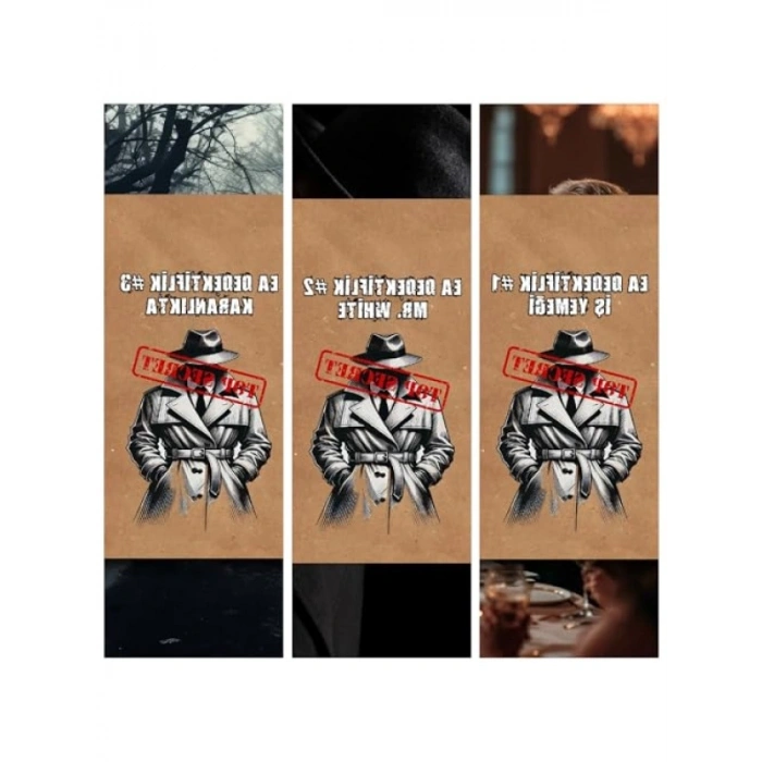 3lü Dedektif Oyunu - Suçluyu Bulma Seti