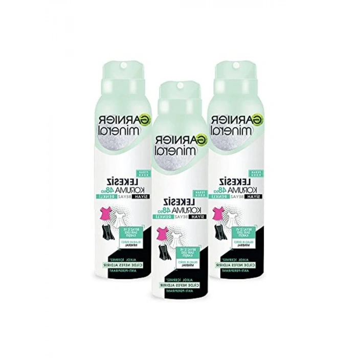 3lü Deodorant Seti, Mineral Koruma ve Ferah Koku Özelliği