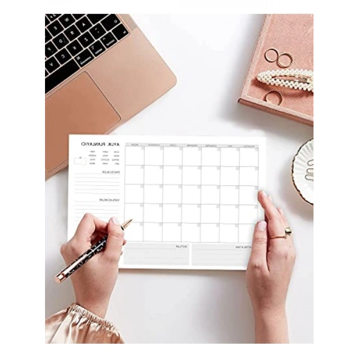 3lü Günlük, Haftalık ve Aylık Planlayıcı Seti