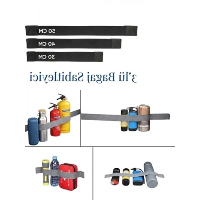 3lü Lastik Sabitleyici Set, Bagaj Düzenleyici Organizer