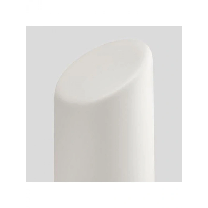 3lü LEDli Blok Mum Seti - Beyaz Renk