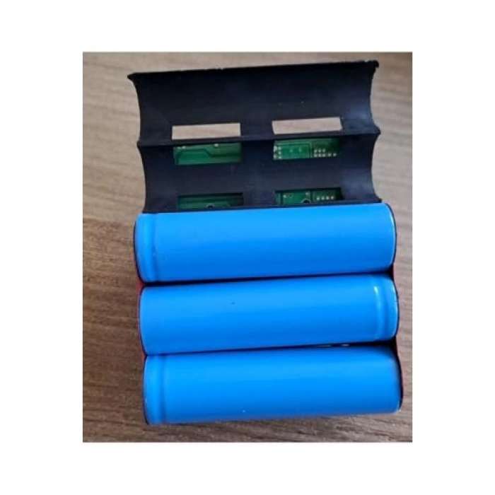 3lü Li-Ion 18650 Pil Seti - 12V 2000 mAh